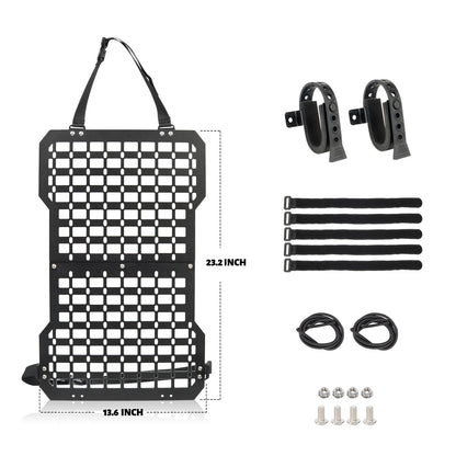 Truck Gun Rack Molle Seat Back Organizer Gun Holder Molle Panel for Vehicles Tactical Truck Mount Panels