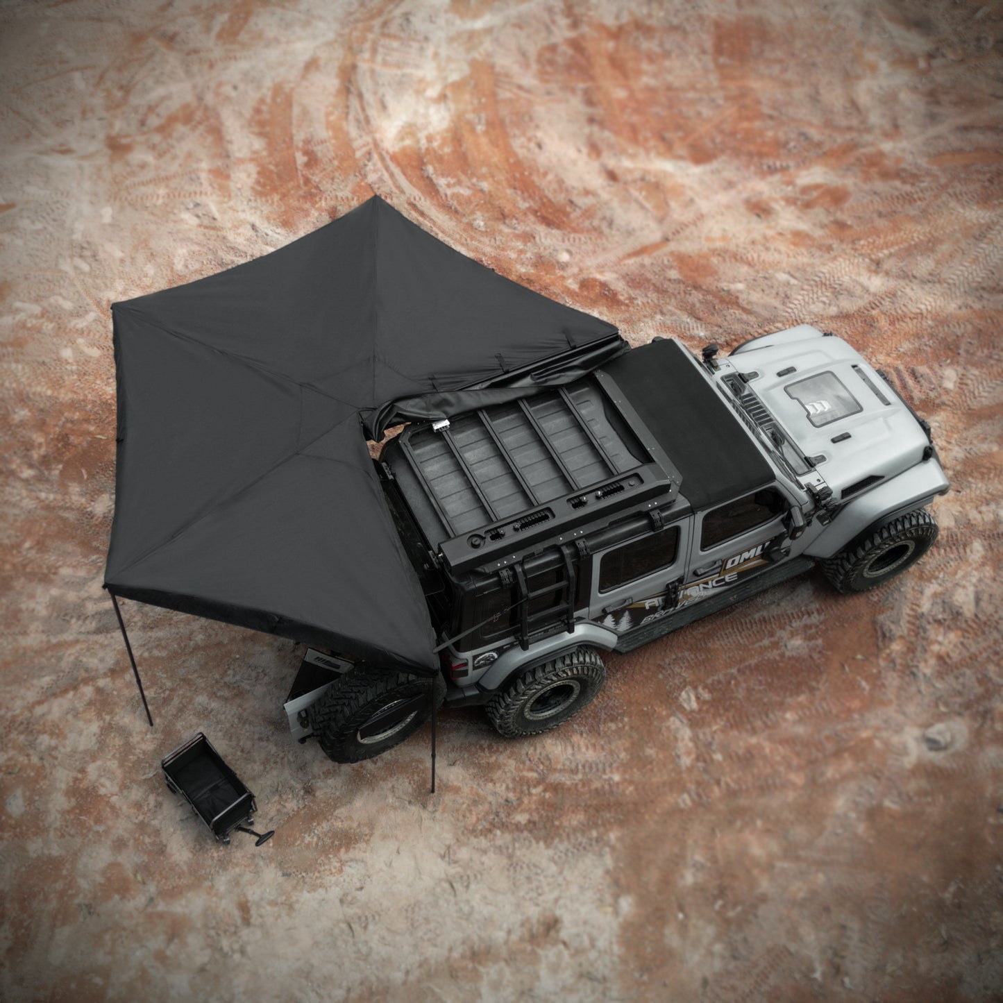 Side Awning  for Vehicle Overland 270 Degree Awning (Only Top Awning  Not Include Side wall  )