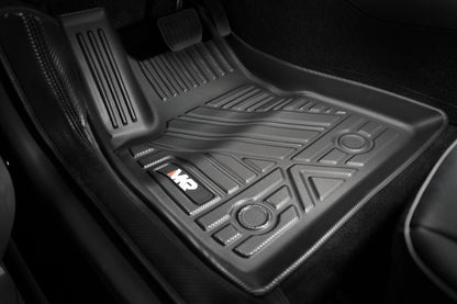 2023 New Version Tesla Model 3 Highland Floor Mats Custom Fit All Weather TPE Cargo Liner Cargo Trunk Accessories,Compatible 2021-2023Tesla Model 3 (2023 Model 3 Full Floor Mat Kit Set of 6)