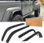 Front & Rear Fender Liner Fender Trim Extension Protector for Jeep Gladiator Sport & Willys 4 Pcs