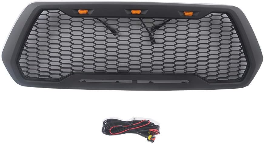 Replacement ABS Upper Grille Fits for Tacoma 2016-2017 (With LED Lights)