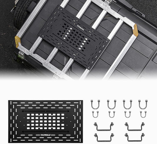 Roof Rack Cargo Carrier - Universal Roof Rack MOLLE Panel for Car Top Luggage Holder, Rooftop Cargo Carrier for Car SUV Truck