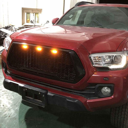 Replacement ABS Upper Grille Fits for Tacoma 2016-2017 (With LED Lights)