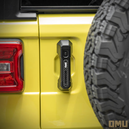 OMU Genesis Series Aluminum Door Handle Cover To 4 Doors For Jeep Wrangler JL / Gladiator JT